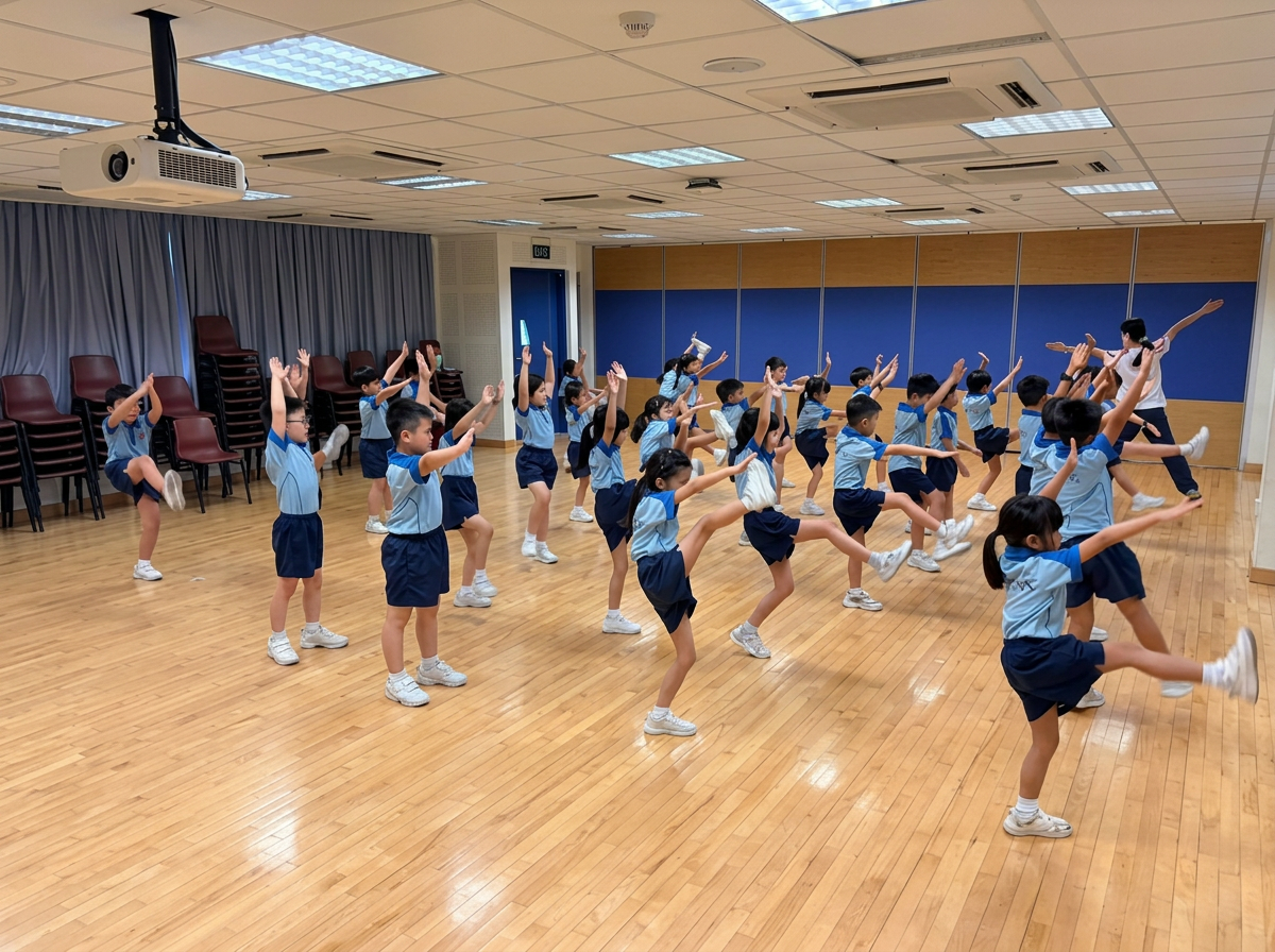 Preparing for Wushu session